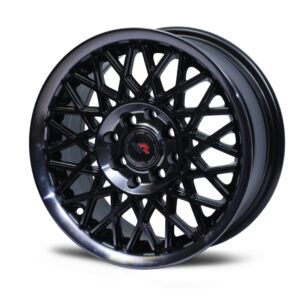 Premium Multi-Spoke Alloy Wheel Rim – Gloss Black Finish