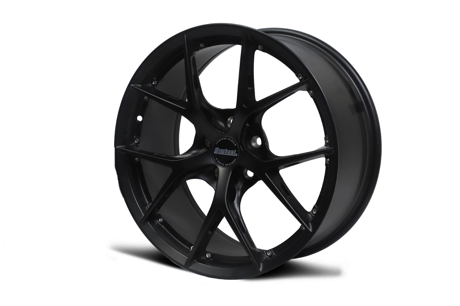 Premium Racing Alloy Wheel Rim – Matte Black Finish