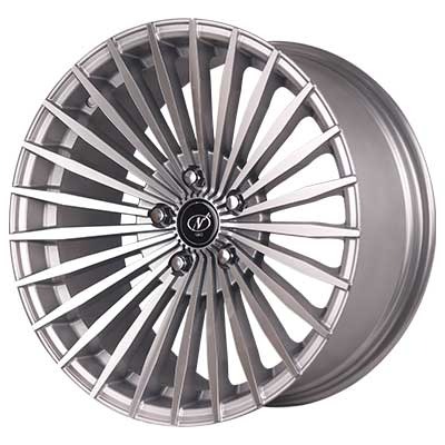 Luxury Multi-Spoke Alloy Wheel Rim – Silver Metallic Finish
