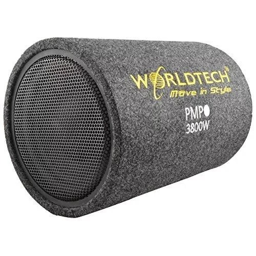 Worldtech Car Bass Tube Subwoofer – 3800W PMPO High Bass System