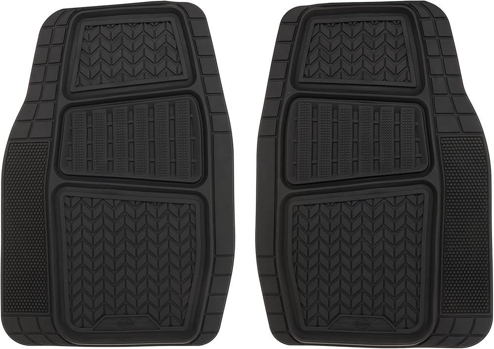Heavy Duty Car Rubber Floor Mats – Anti-Slip & All-Weather Protection